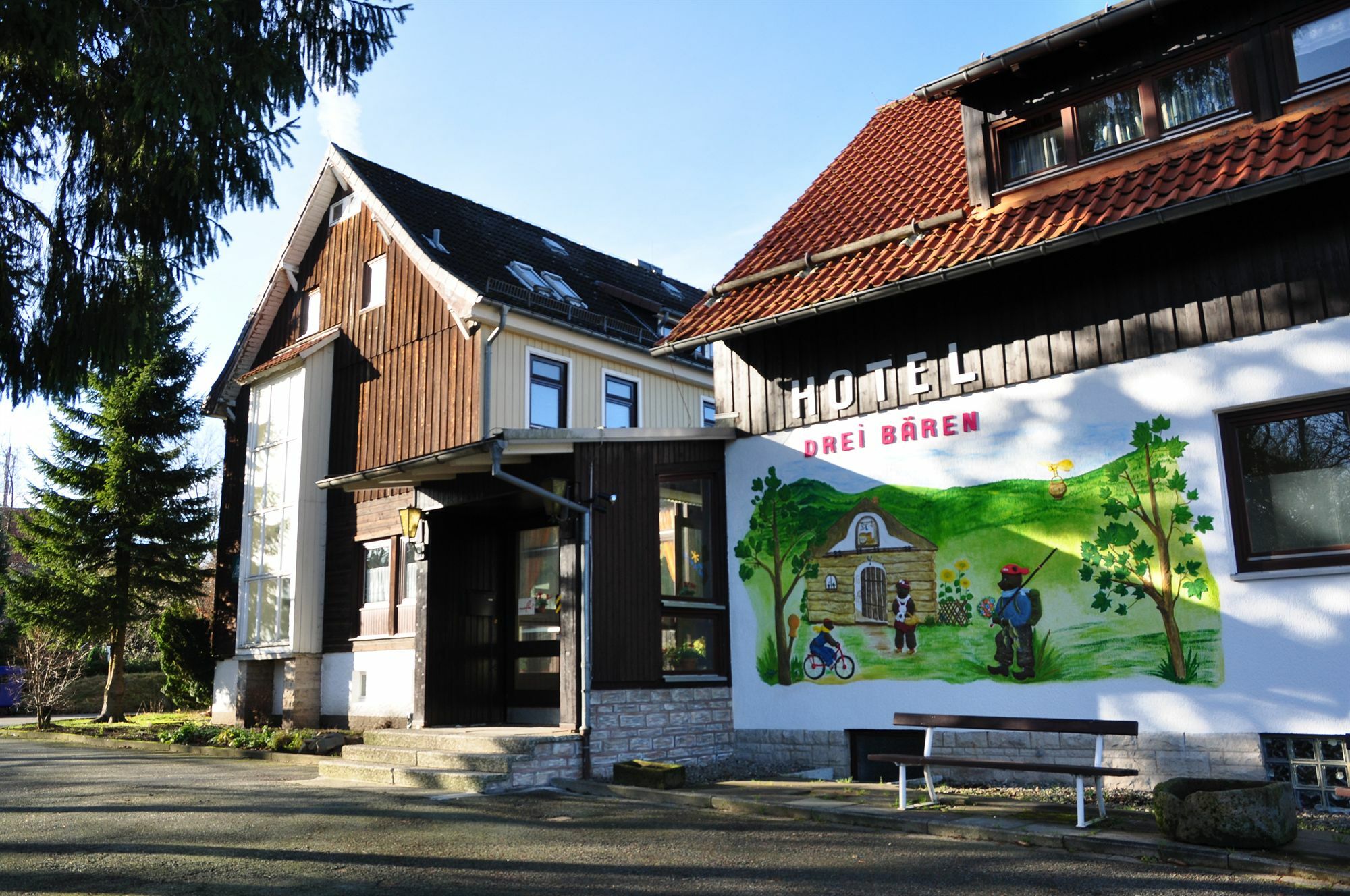 Hotel & Hostel Drei Baeren Altenau  Exteriör bild